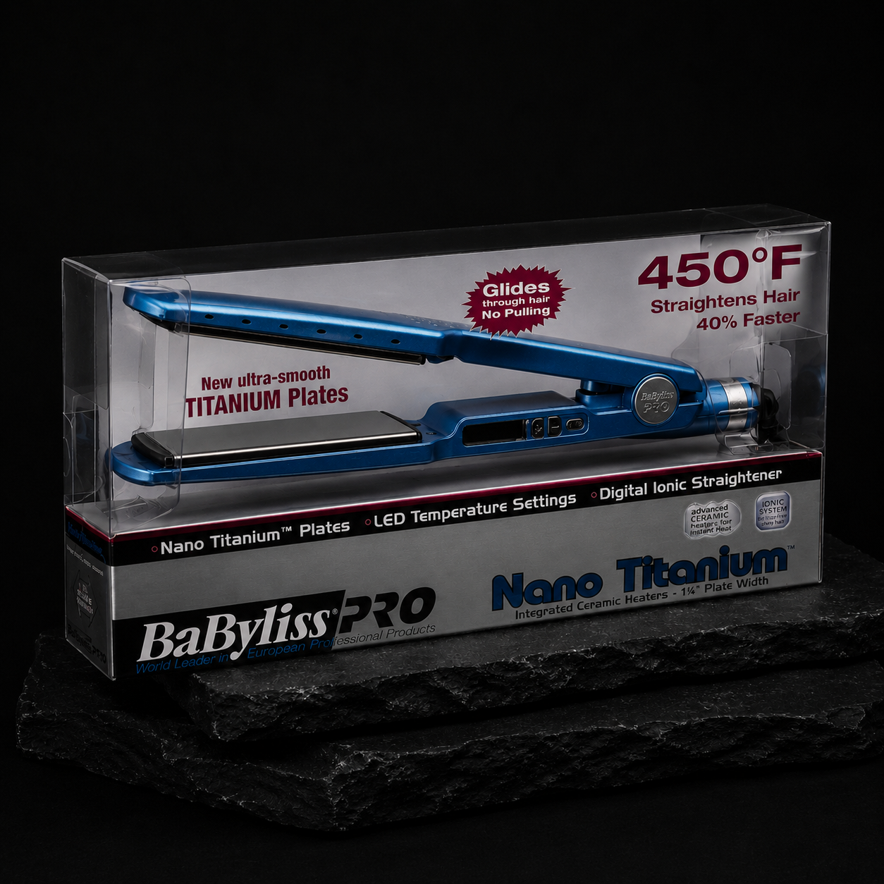 Plancha BaByliss PRO Nano Titanium 1-3/4"