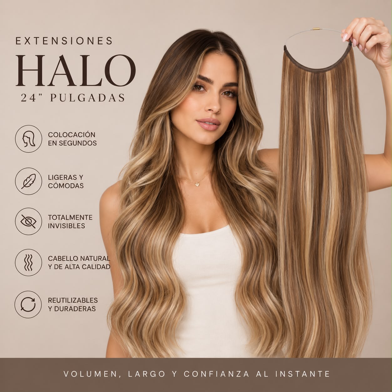 Halo Extensions 24 pulgadas