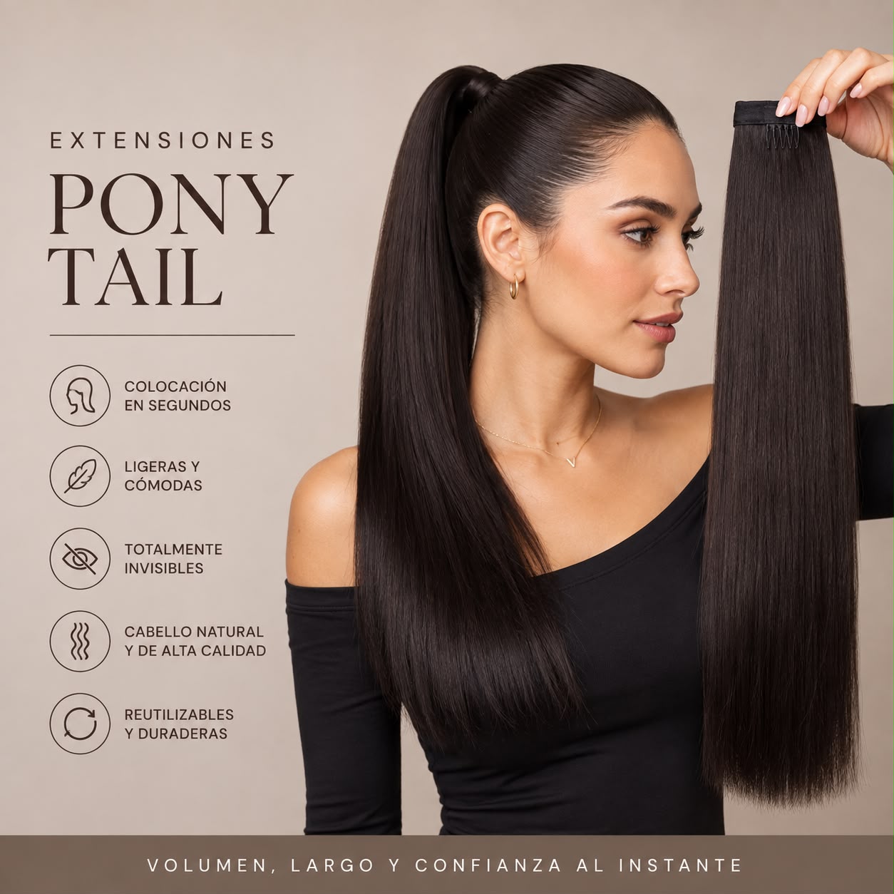 Pony Tail Hair Extensions